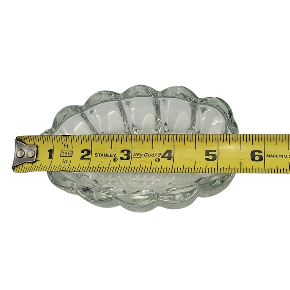 NIB NWOT Vintage Princess House Glass Spoon Holders Buffet Service - Picture 8 of 10